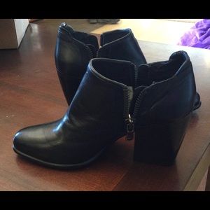 NEW Alberto Fermani Black Leather Boots SZ 40